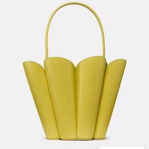 Kate Spade The Spade Lime Slice Fine Grain Leather Mini Bucket Bag Crossbody NWT